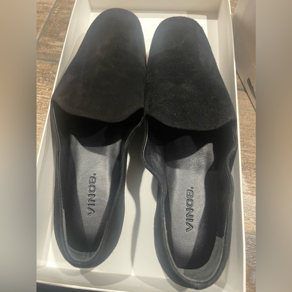 🖤VINCE Clark Suede Paz Venetian Loafer Flats Women’s Size 6.5M 🖤 - Picture 9 of 10